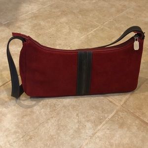 RARE New Prüne Red Leather Bag